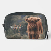 Herbstgras-Monogramm für Höllenkälber Waschbeutel (Vorderseite)