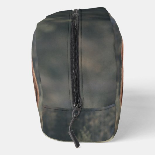 Herbstgras-Monogramm für Höllenkälber Waschbeutel (Rechts)