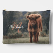 Herbstgras-Monogramm für Höllenkälber Zubehörtasche (Vorderseite)