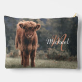 Herbstgras-Monogramm für Höllenkälber Zubehörtasche (Rückseite)