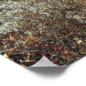 Herbstgras Poster (Ecke)