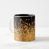 Herbstgras Zweifarbige Tasse (Vorderseite Links)