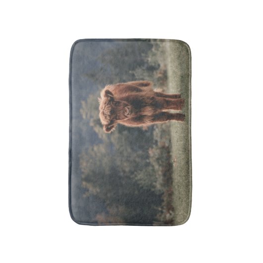 Herbstgrasfeld für Rinder Badematte (Vorderseite Vertikal)