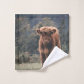 Herbstgrasfeld für Rinder Badhandtuch Set (Waschlappen)