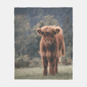 Herbstgrasfeld für Rinder Fleecedecke (Vorderseite)