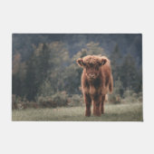 Herbstgrasfeld für Rinder Fußmatte (Vorderseite)