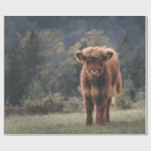 Herbstgrasfeld für Rinder Geschenkpapier (Flach)