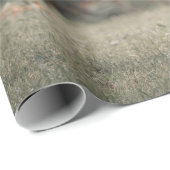 Herbstgrasfeld für Rinder Geschenkpapier (Rolleneckpunkt)