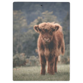 Herbstgrasfeld für Rinder Klemmbrett (Rückseite)