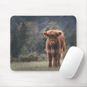 Herbstgrasfeld für Rinder Mousepad