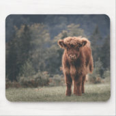 Herbstgrasfeld für Rinder Mousepad (Vorne)