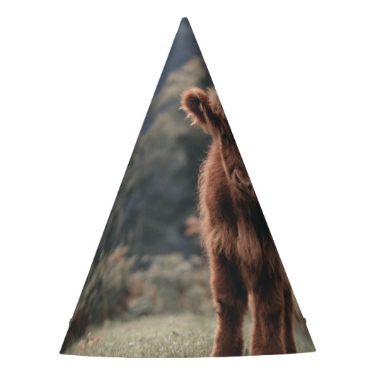 Herbstgrasfeld für Rinder Partyhütchen (Vorderseite)