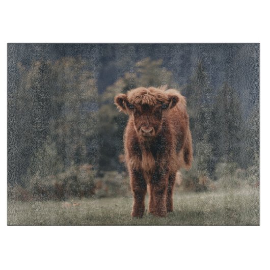 Herbstgrasfeld für Rinder Schneidebrett (Vorderseite)