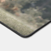 Herbstgrasfeld für Rinder Schreibtischunterlage (Ecke)