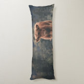 Herbstgrasfeld für Rinder Seitenschläferkissen (Rückseite (Vertikal))