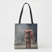 Herbstgrasfeld für Rinder Tasche (Vorderseite)