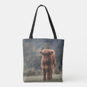 Herbstgrasfeld für Rinder Tasche (Rückseite)