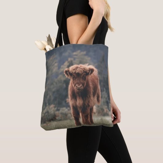 Herbstgrasfeld für Rinder Tasche (Von Nahem)