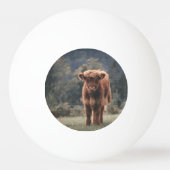 Herbstgrasfeld für Rinder Tischtennisball (Vorderseite)