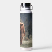 Herbstgrasfeld für Rinder Trinkflasche (Rückseite)