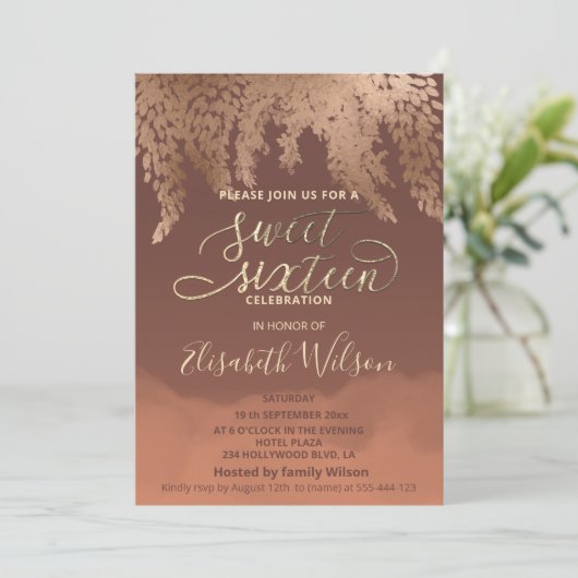 Herbstgrasmücke Einladung (Stehend Vorderseite)