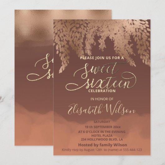 Herbstgrasmücke Einladung (Vorne/Hinten)