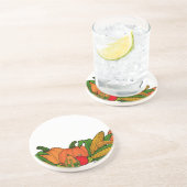 Herbstgrenze Getränkeuntersetzer (Seite)