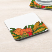 Herbstgrenze Getränkeuntersetzer (Linke Seite)