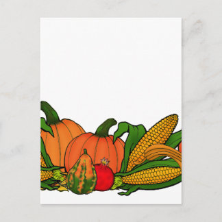 Herbstgrenze Postkarte