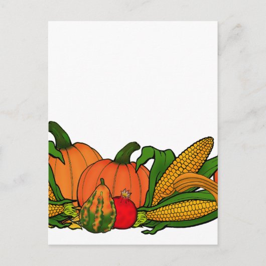 Herbstgrenze Postkarte (Vorderseite)
