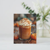 Herbstgrube Postkarte (Stehend Vorderseite)