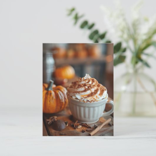 Herbstgrube Postkarte (Stehend Vorderseite)