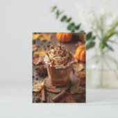 Herbstgrube Postkarte (Stehend Vorderseite)