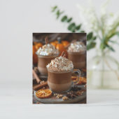 Herbstgrube Postkarte (Stehend Vorderseite)