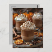 Herbstgrube Postkarte (Vorne/Hinten)