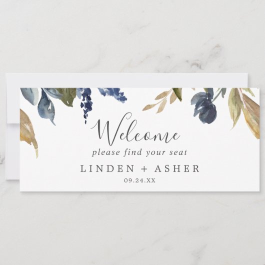 Herbstgrün mit Sitzdiagramm-Header (Vorderseite)