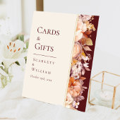 Herbstgrundel Hochzeitskarten und Geschenke Sockelschild