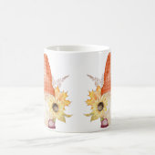 Herbstgrundel mit Sonnenblumen Kaffeetasse (Mittel)