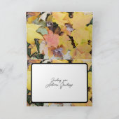 Herbstgrüße | Funny Eichhörnchen Eating Pumpkin Karte (Innenseite)