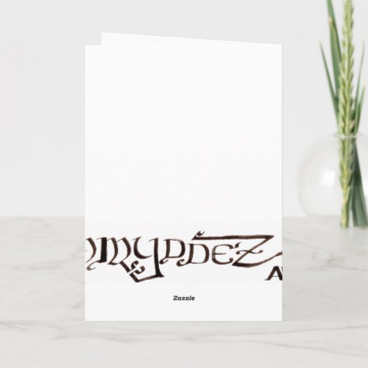 Herbstgrüße Karte (Rückseite)