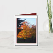 Herbstgrüße Karte (Vorderseite)