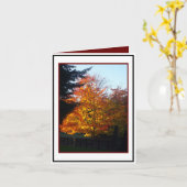 Herbstgrüße Karte (Gelbe Blume)