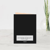 "Herbstgrüße"-Karte Karte (Rückseite)