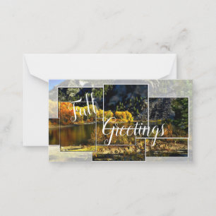 Herbstgrüße Mitteilungskarte