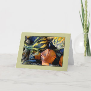 'Herbstgürtel' leere Grußkarte Karte