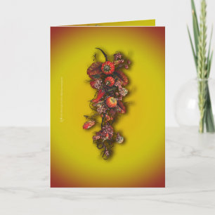 Herbstgürtel und Berries-Karte Feiertagskarte