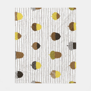 Herbstgutschriften: Vintage Tiere Fleecedecke