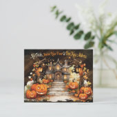 HerbstHalloween-Ankündigung über neue Adressversch (Stehend Vorderseite)