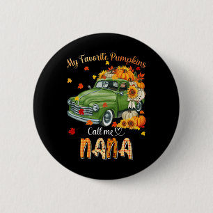 HerbstHalloween Fall Mein Lieblings-Kürbis ruft mi Button