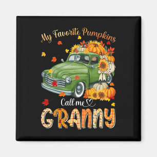 HerbstHalloween Fall Mein Lieblings-Kürbis ruft mi Magnet